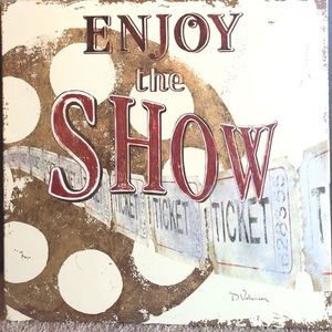 Pier1 Canvas Media Room Wall Art